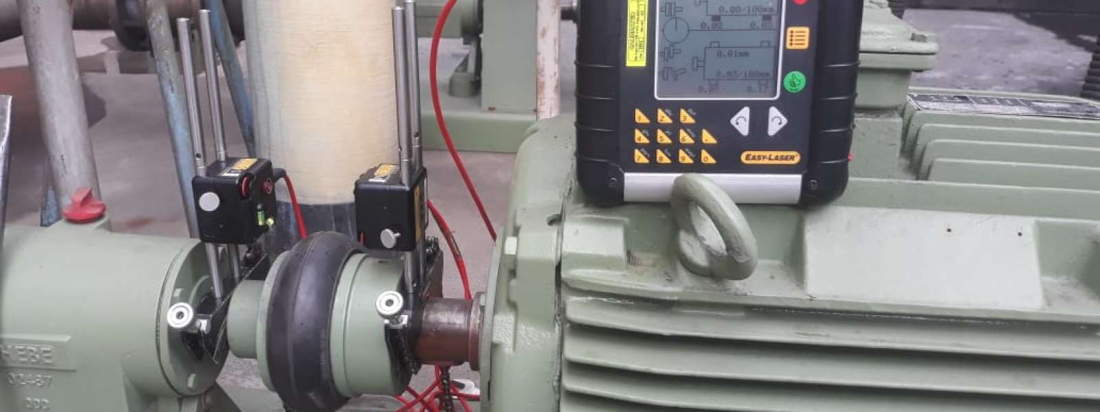 Alinhamento de Eixos a Laser